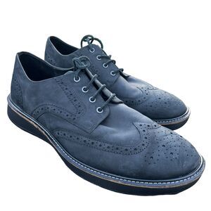 ECCO Men's Lhasa Brogue Tie Oxford Leather Dress Shoes Size 12 Leather Classic